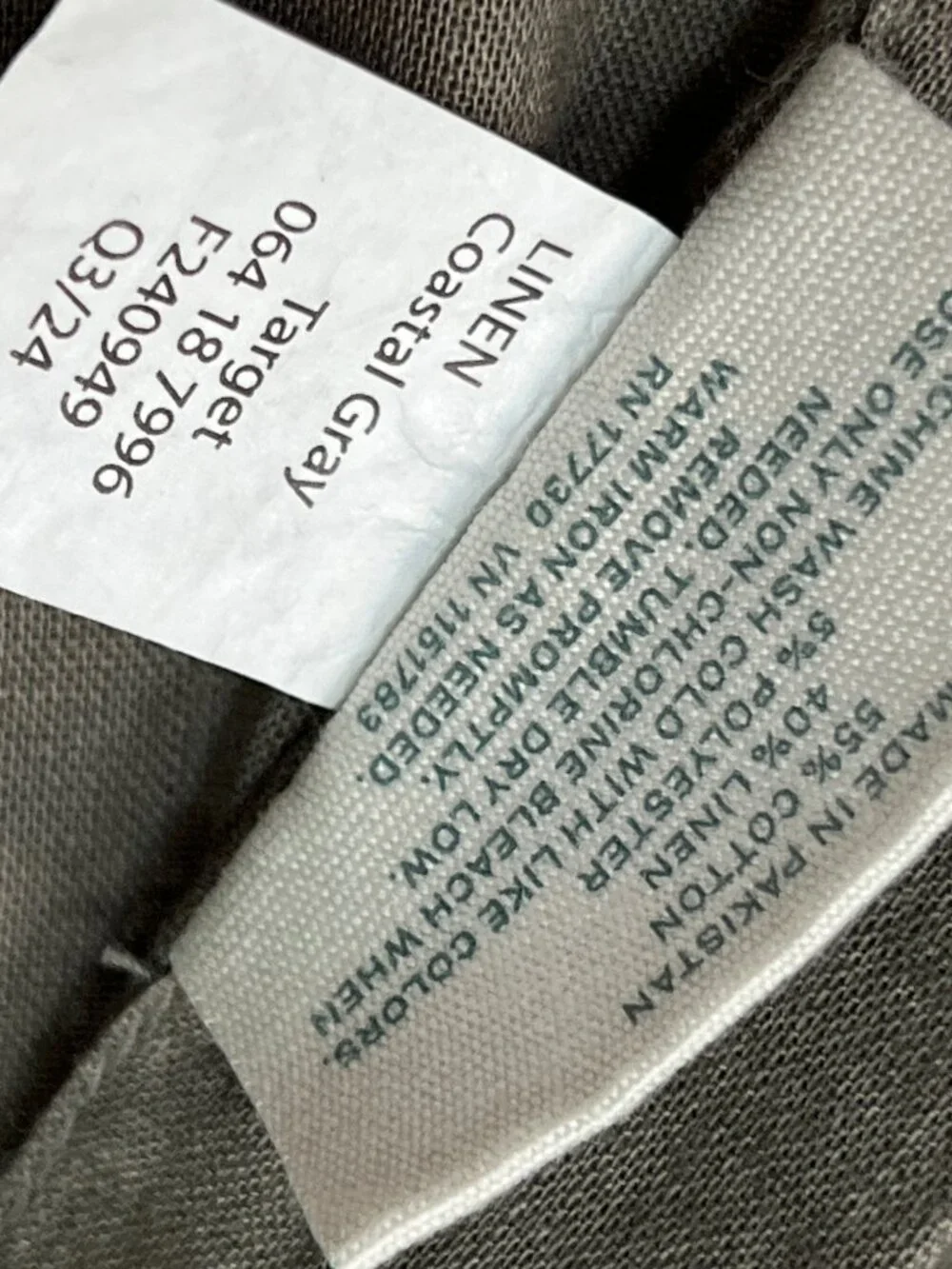 Casaluna Linen Blend Coastal Gray 72
